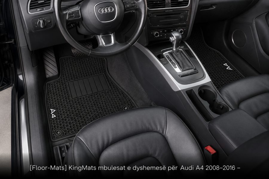 [Floor-Mats] KingMats mbulesat e dyshemesë për Audi A4 2008–2016 –