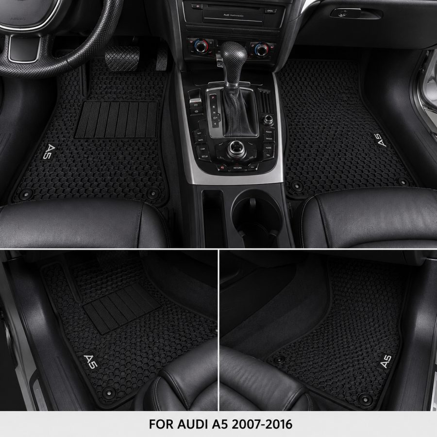 [Floor-Mats] KingMats mbulesat e dyshemesë për Audi A5 2007–2016 –