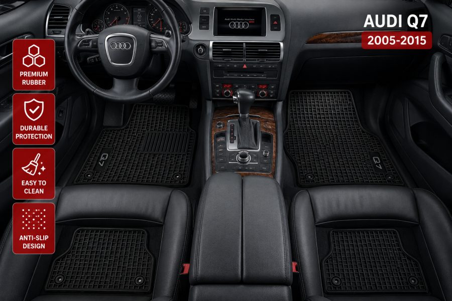 [Floor-Mats] KingMats mbulesat e dyshemesë për Audi Q7 2005–2015 –