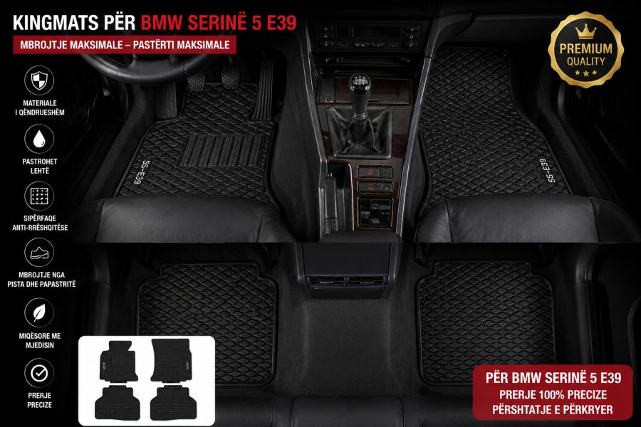 [Floor-Mats] KingMats Tapetet e dyshemesë për BMW Serinë 5 E39 –
