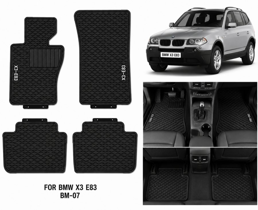 [Floor-Mats] KingMats mbulesat e dyshemesë për BMW X3 E83 (2003–2010) –