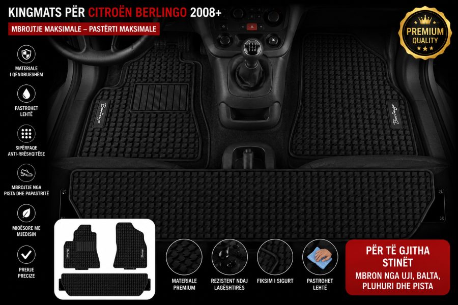 [Floor-Mats] KingMats CITROËN BERLINGO 2008+ –