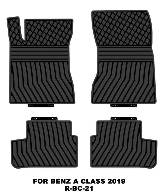 [Floor-Mats] KingMats mbulesat e dyshemesë për Mercedes A-Class 2019+ –