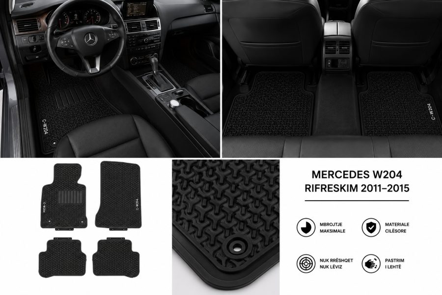 [Floor-Mats] KingMats Mercedes W204 rifreskim 2011–2015 –