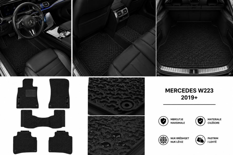 [Floor-Mats] Mbulesë bagazhi KingMats Mercedes W223 2019+ –
