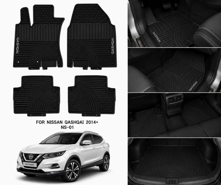 [Floor-Mats] Mbulesë dyshemeje KingMats Nissan Qashqai 2014+ –