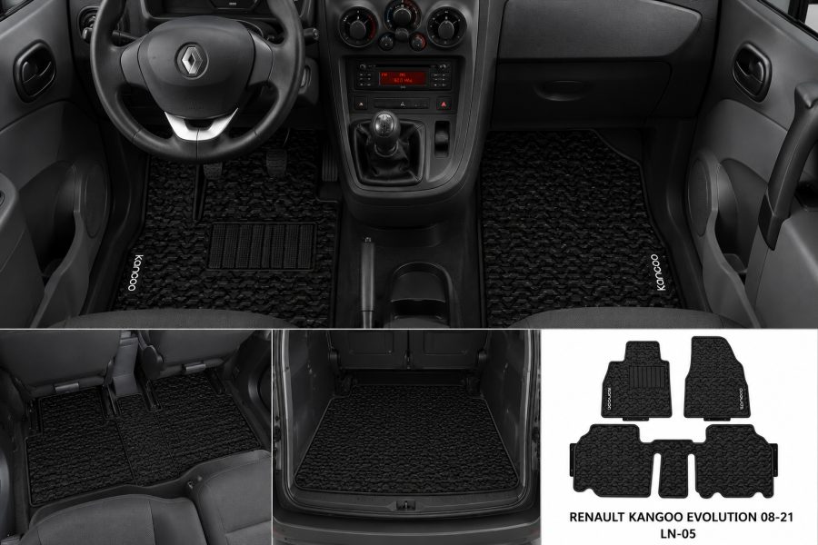 [Floor-Mats] Mbulesë dyshemeje KingMats Renault KANGOO EVOLUTION 08-21 –
