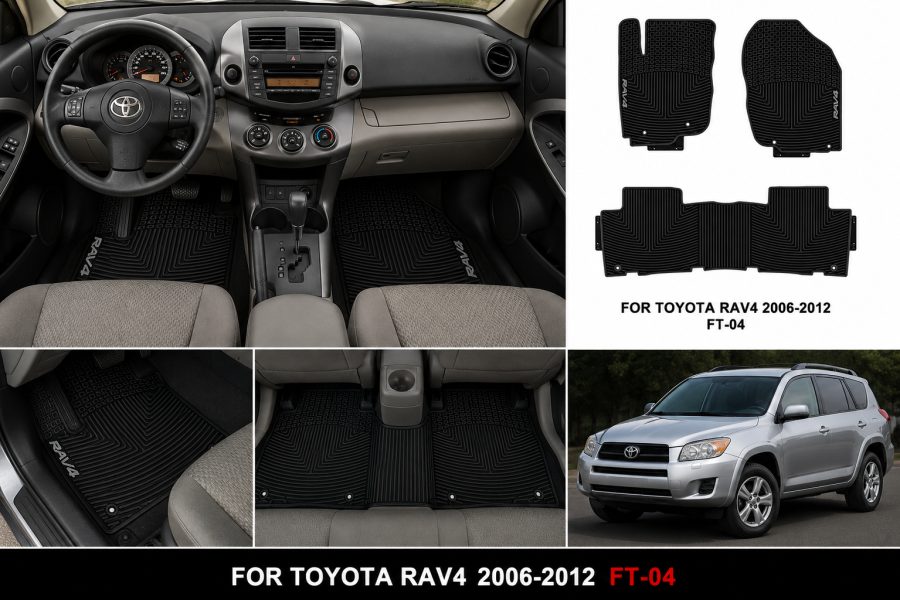 [Floor-Mats] Mbulesë dyshemeje për Toyota RAV4 2006–2012 – KingMats