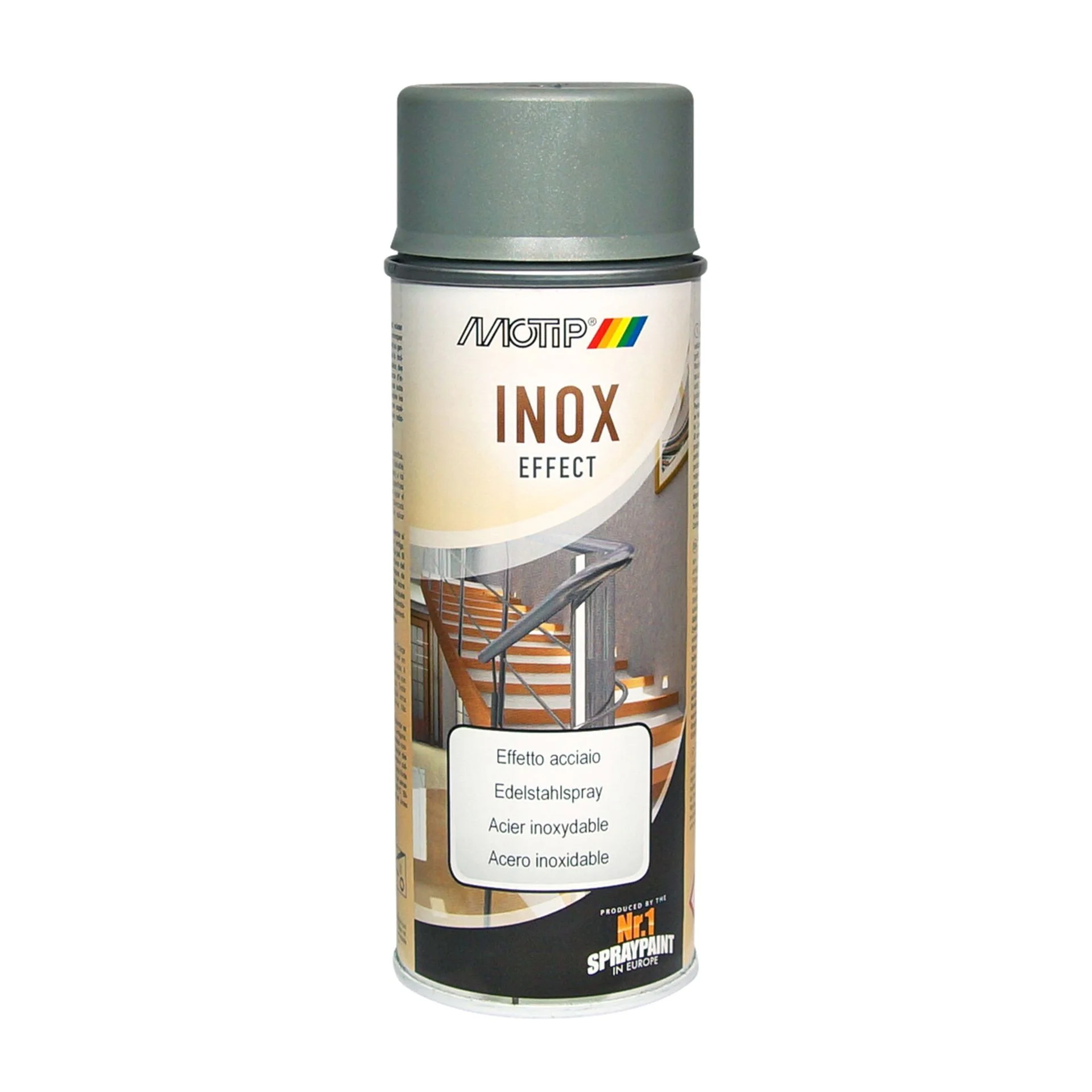 Boja sprej Motip prej çeliku inox 400ml – 393969