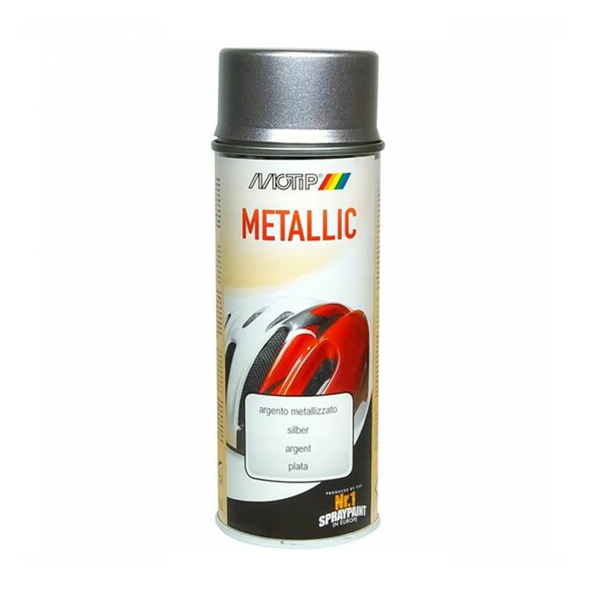 Boja me sprej MOTIP METALLIC GREY 400ML –