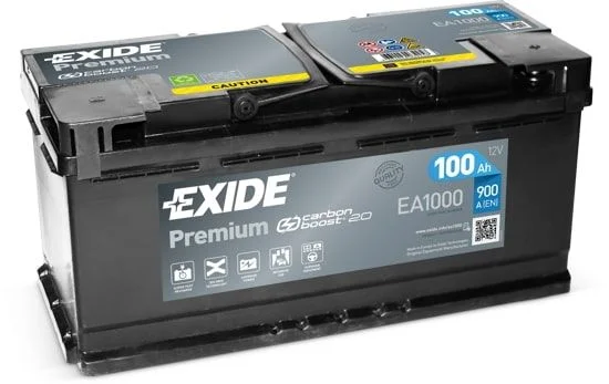 AKUMULATOR EXIDE PREMIUM CARBON 2.0 100Ah 900A –