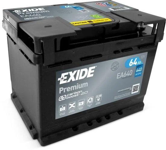 AKUMULATOR EXIDE PREMIUM CARBON 2.0 64Ah 640A –
