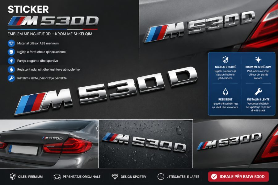 Stiker ///M 530D –