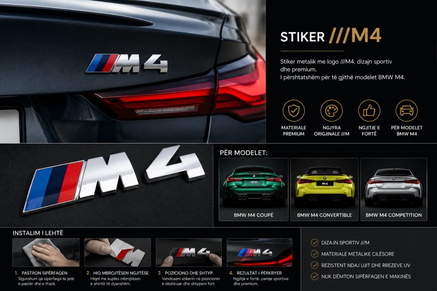 Stiker ///M4 –