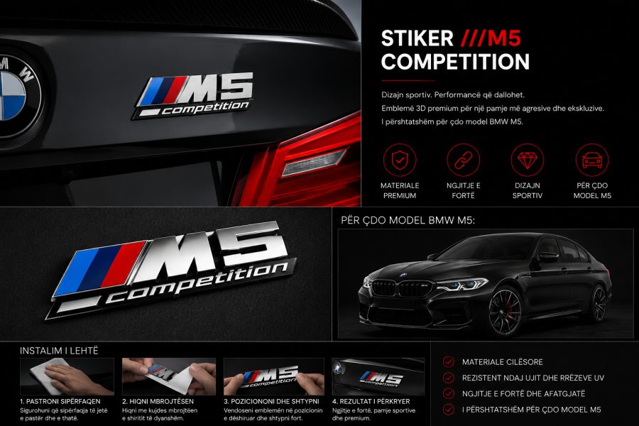Stiker ///M5 competition –