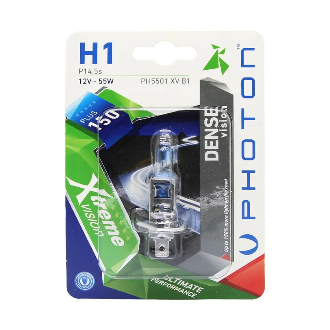 H1 12V 55W XTREME VISION +150% MË SHUMË DRIQËR (MBËRRAMJE E VETME) – PH5501 XV B1