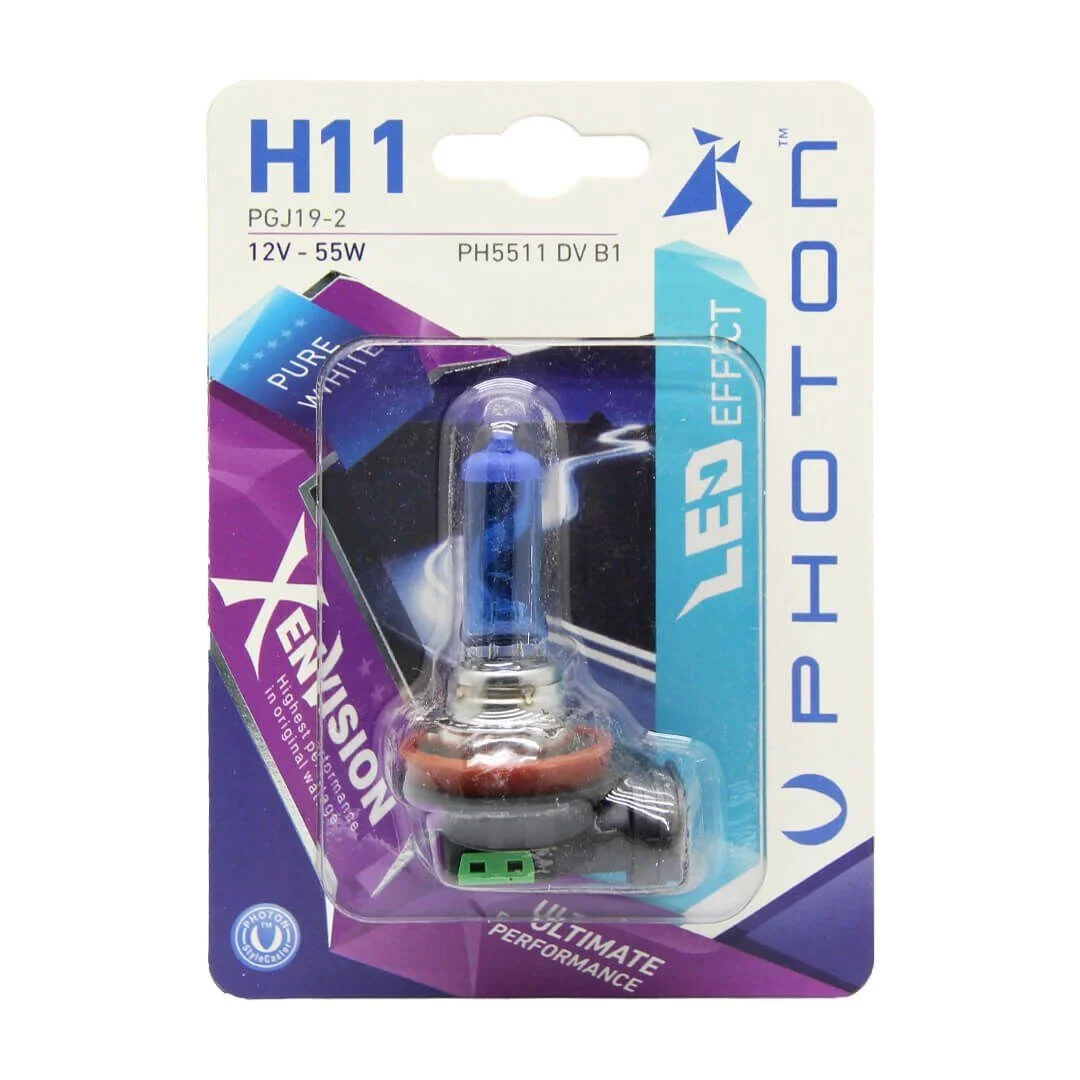 H11 12V 55W XEN VISION (NË PAKETË ME NJË NJËSIE) – PH5511 DV B1