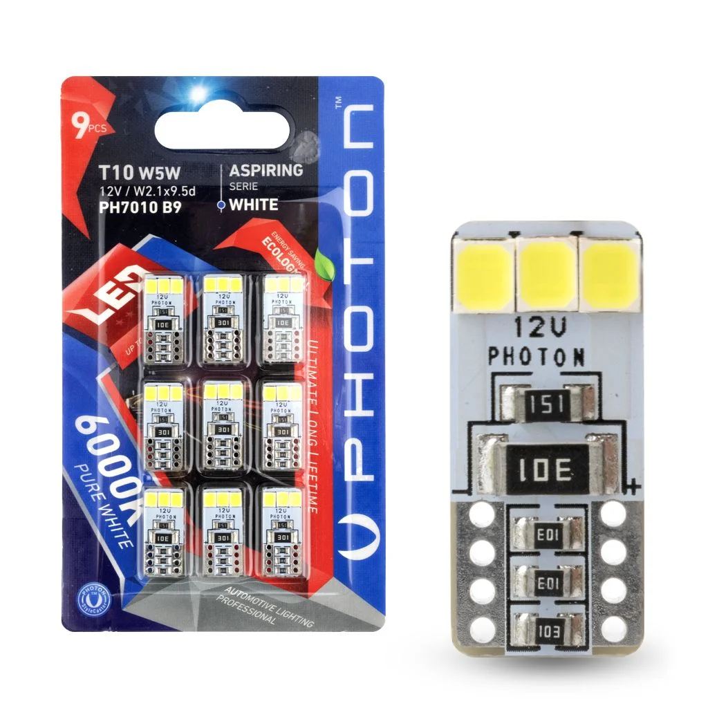 T10 W5W 12V 10SMD LED (paketë me 9) – PH7010 B9
