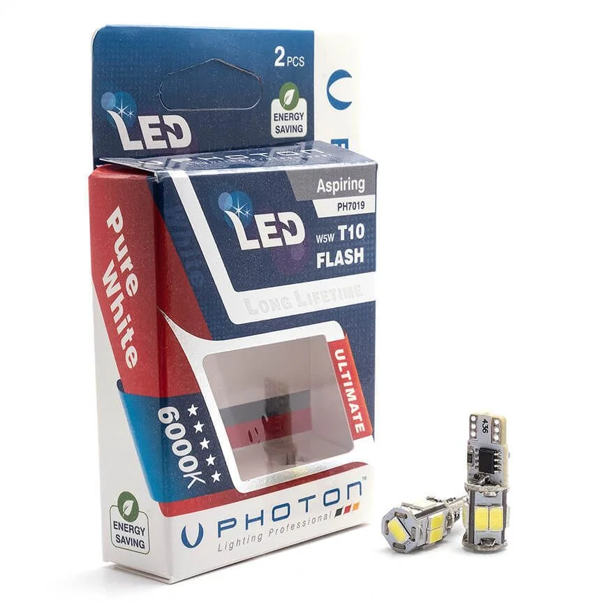 T10 W5W 12V LED FLASH – PH7019