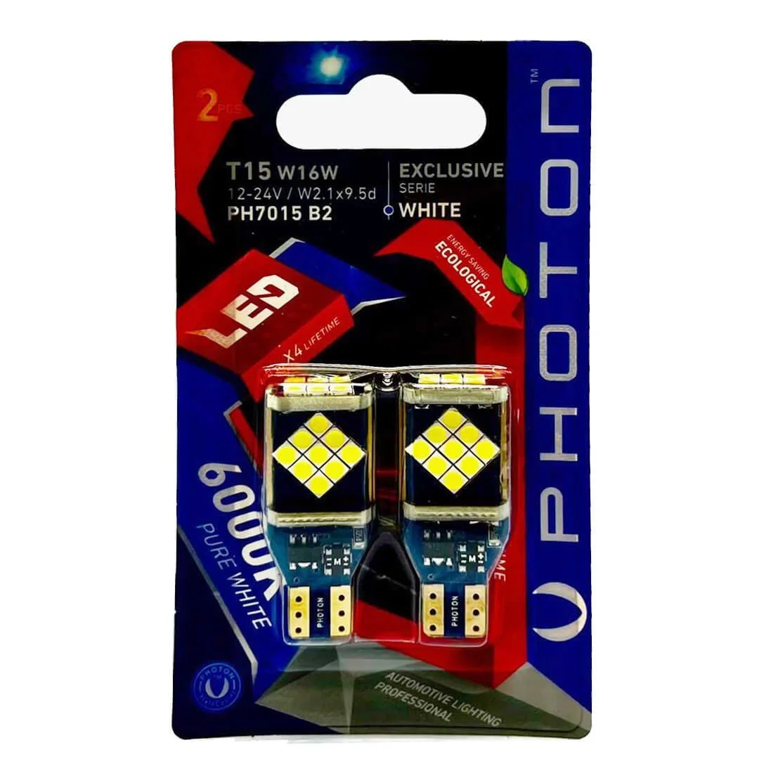 T15 W16W 12–24V 24 LED SERIA EKSLUZIVE (paketë blisteri me 2 copë) – PH7015 B2