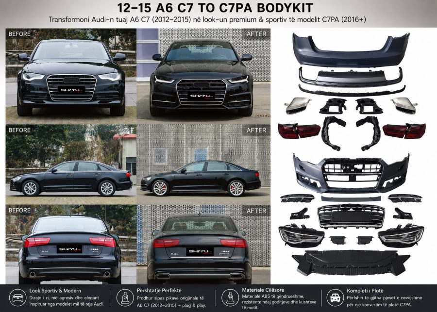 Body Kit Audi A6 C7 - Konvertim C7 Facelift
